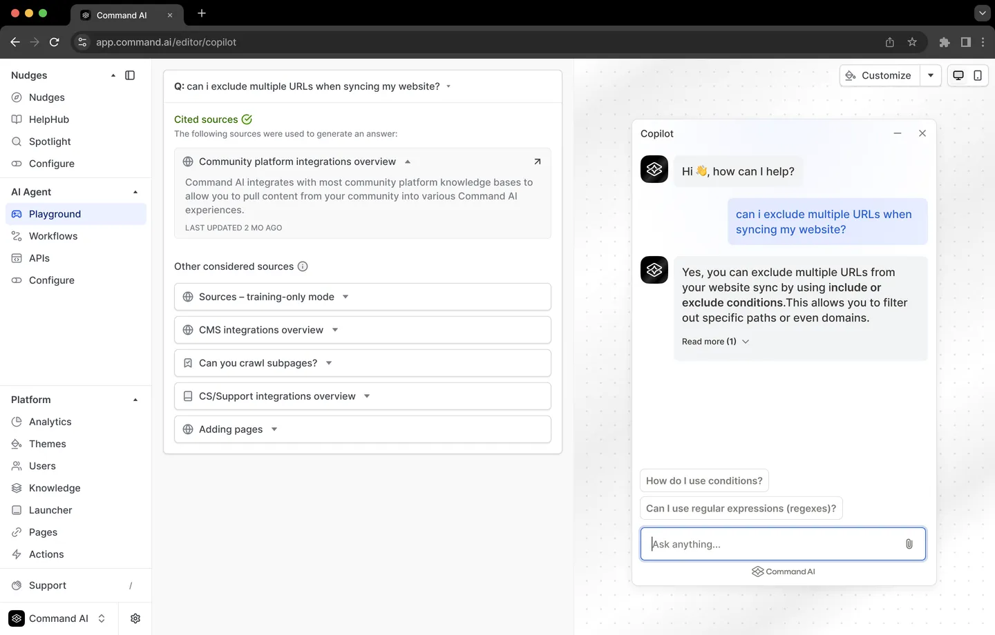 AI agent response inspection tool (Xray)